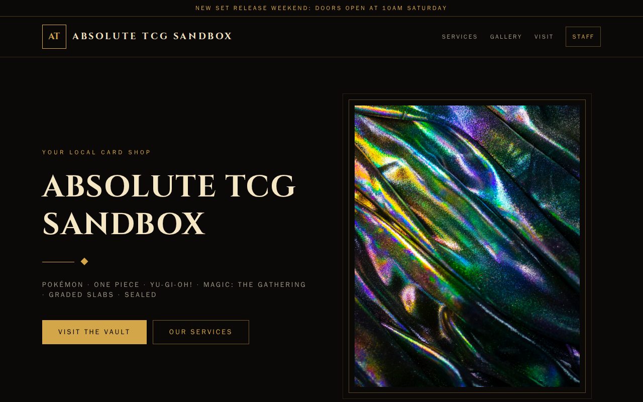 The Vault storefront theme